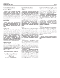 Form N-40T Allocation of Estimated Tax Payments to Beneficiaries - Hawaii, Page 2