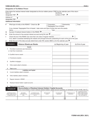 Form N-66 Real Estate Mortgage Investment Conduit Income Tax Return - Hawaii, Page 2