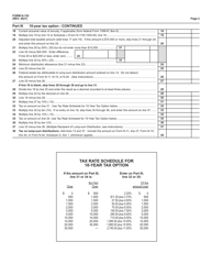Form N-152 Tax on Lump-Sum Distribution - Hawaii, Page 2