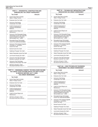 Instructions for Form N-323 Carryover of Tax Credits - Hawaii, Page 3