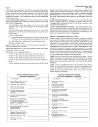 Instructions for Form N-325 Historic Preservation Income Tax Credit - Hawaii, Page 2