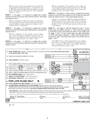 Instructions for Form RV-3 Rental Motor Vehicle, Tour Vehicle, and Car-Sharing Vehicle Surcharge Tax Annual Return and Reconciliation - Hawaii, Page 4