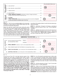 Instructions for Form TA-1 Transient Accommodations Tax Return - Hawaii, Page 4
