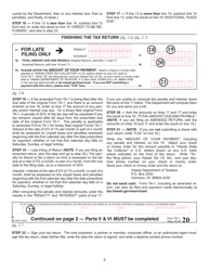 Instructions for Form TA-1 Transient Accommodations Tax Return - Hawaii, Page 5
