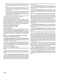 Instructions for Form U-6 Public Service Company Tax Return - Hawaii, Page 4