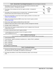 GSA Form 3703 Remote Work Analysis Tool, Page 2