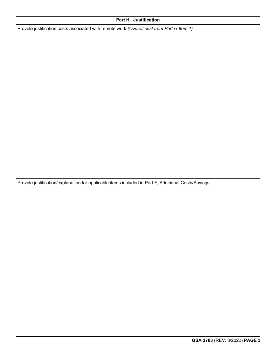 GSA Form 3703 Remote Work Analysis Tool, Page 3