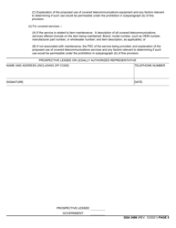 GSA Form 3486 U.S. Government Lease of Real Property, Page 5