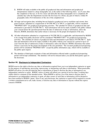 Form BOEM-0135 Permit for Geophysical Prospecting, Authorization for Noncommercial Geophysical Exploration, or Permit for Scientific Research Related to Minerals Other Than Oil, Gas, and Sulphur on the Outer Continental Shelf, Page 7