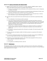 Form BOEM-0135 Permit for Geophysical Prospecting, Authorization for Noncommercial Geophysical Exploration, or Permit for Scientific Research Related to Minerals Other Than Oil, Gas, and Sulphur on the Outer Continental Shelf, Page 8