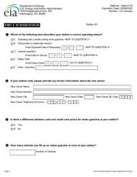 Form EIA-878 Schedule B Motor Gasoline Price Survey, Page 3