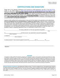 EIB Form 92-64 Application for Exporter Short-Term, Single-Buyer Insurance, Page 8