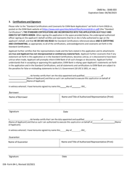 EIB Form 84-1 Application for Export Working Capital Guarantee, Page 11