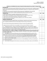 EIB Form 84-1 Application for Export Working Capital Guarantee, Page 2
