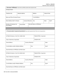 EIB Form 84-1 Application for Export Working Capital Guarantee, Page 5