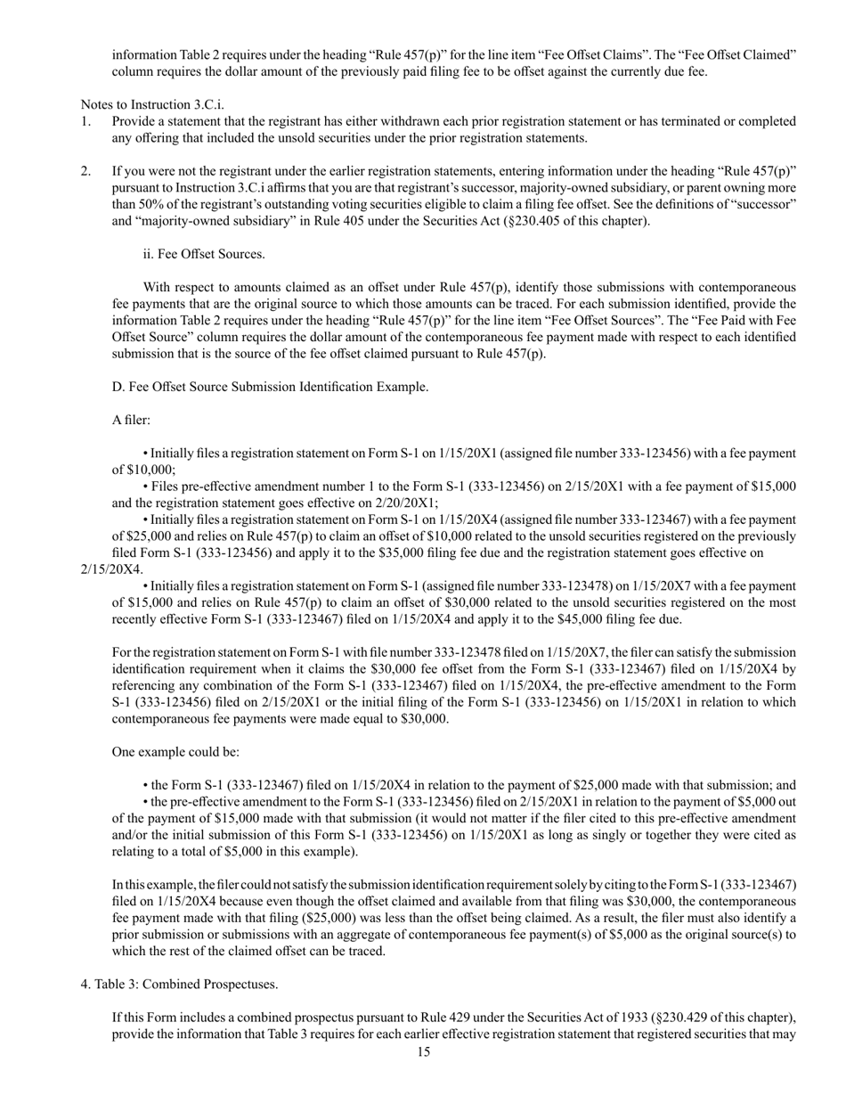 SEC Form 2292 (F-10) Registration Statement Under the Securities Act of 1933, Page 15