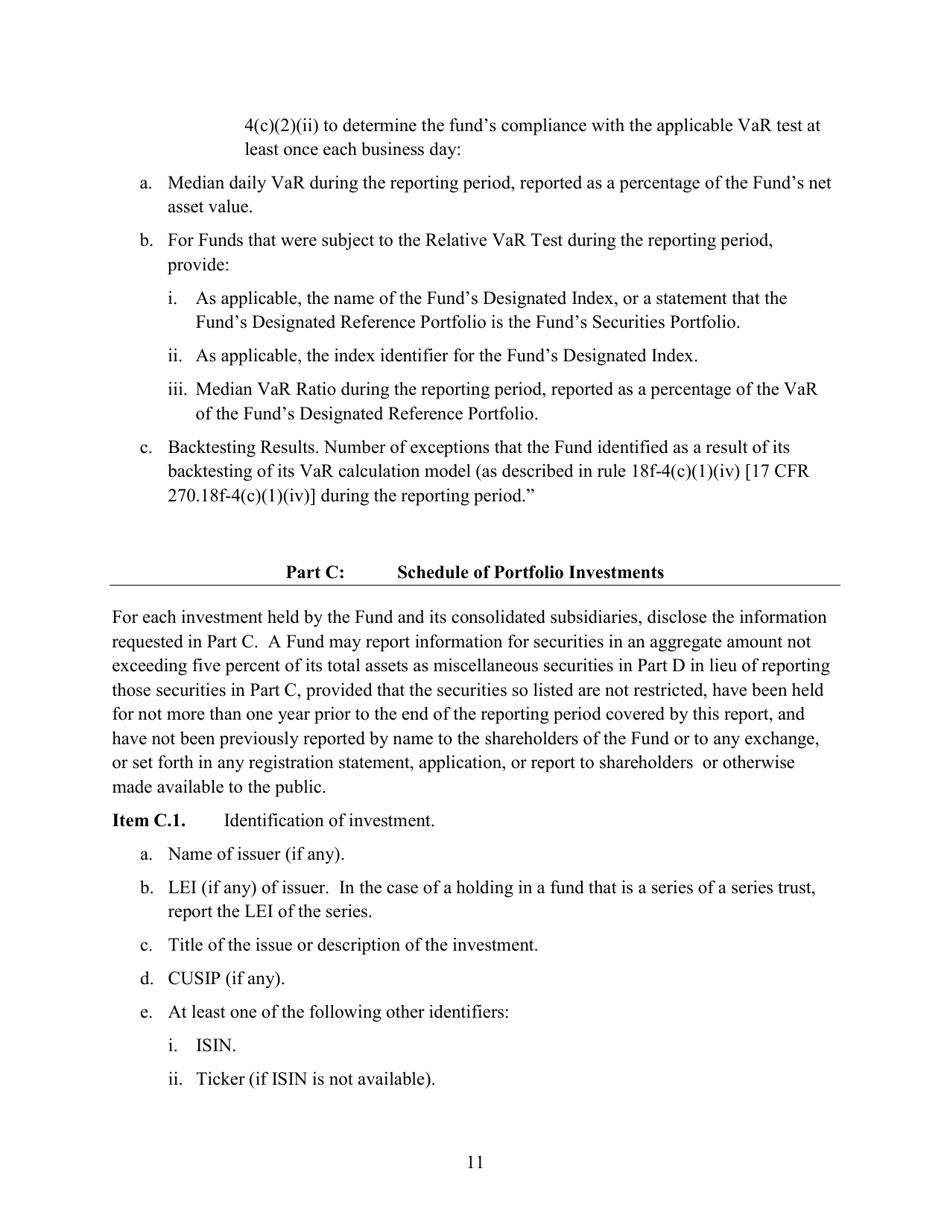 SEC Form 2940 (N-PORT) Monthly Portfolio Investments Report, Page 12