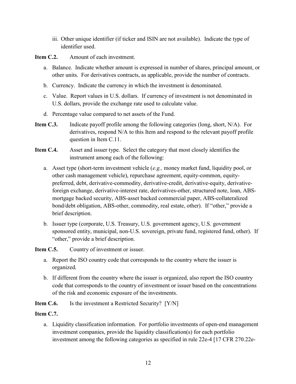 SEC Form 2940 (N-PORT) Monthly Portfolio Investments Report, Page 13