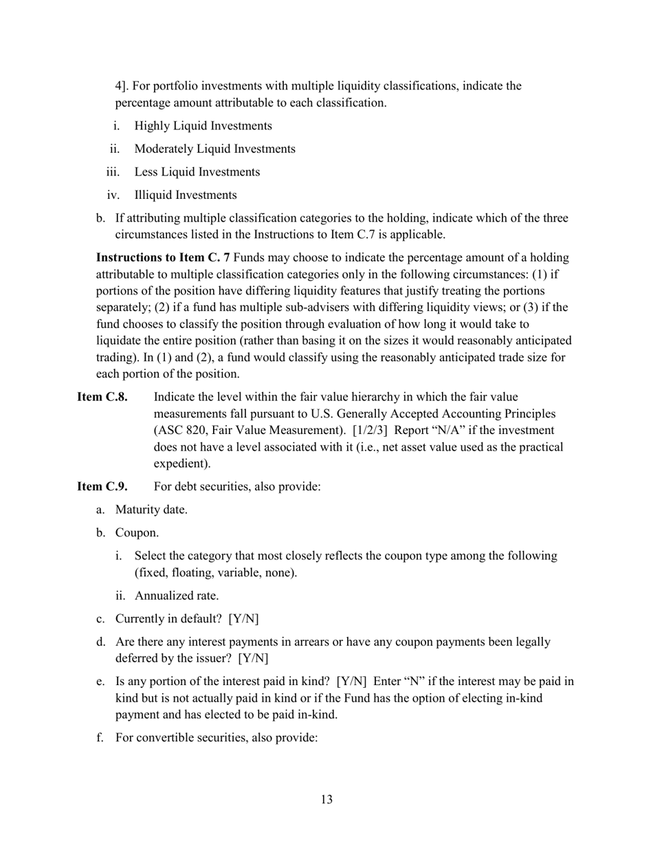 SEC Form 2940 (N-PORT) Monthly Portfolio Investments Report, Page 14