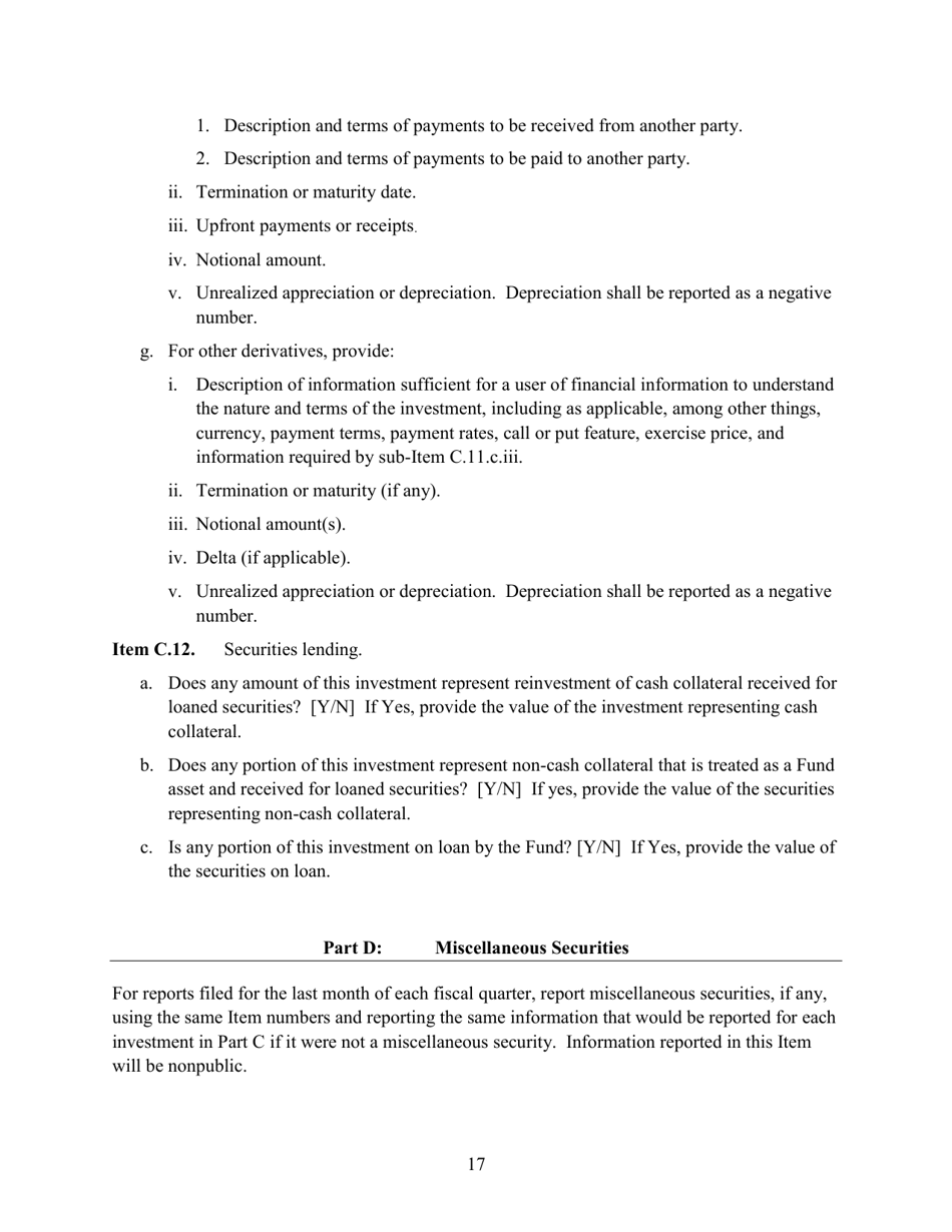 SEC Form 2940 (N-PORT) Monthly Portfolio Investments Report, Page 18