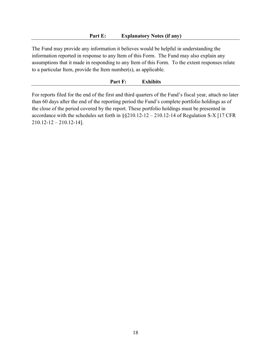 SEC Form 2940 (N-PORT) Monthly Portfolio Investments Report, Page 19