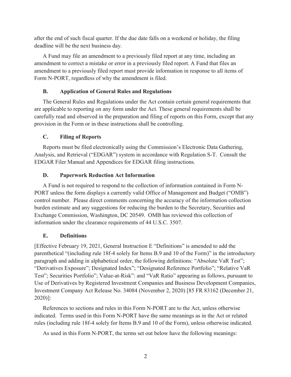 SEC Form 2940 (N-PORT) Monthly Portfolio Investments Report, Page 3