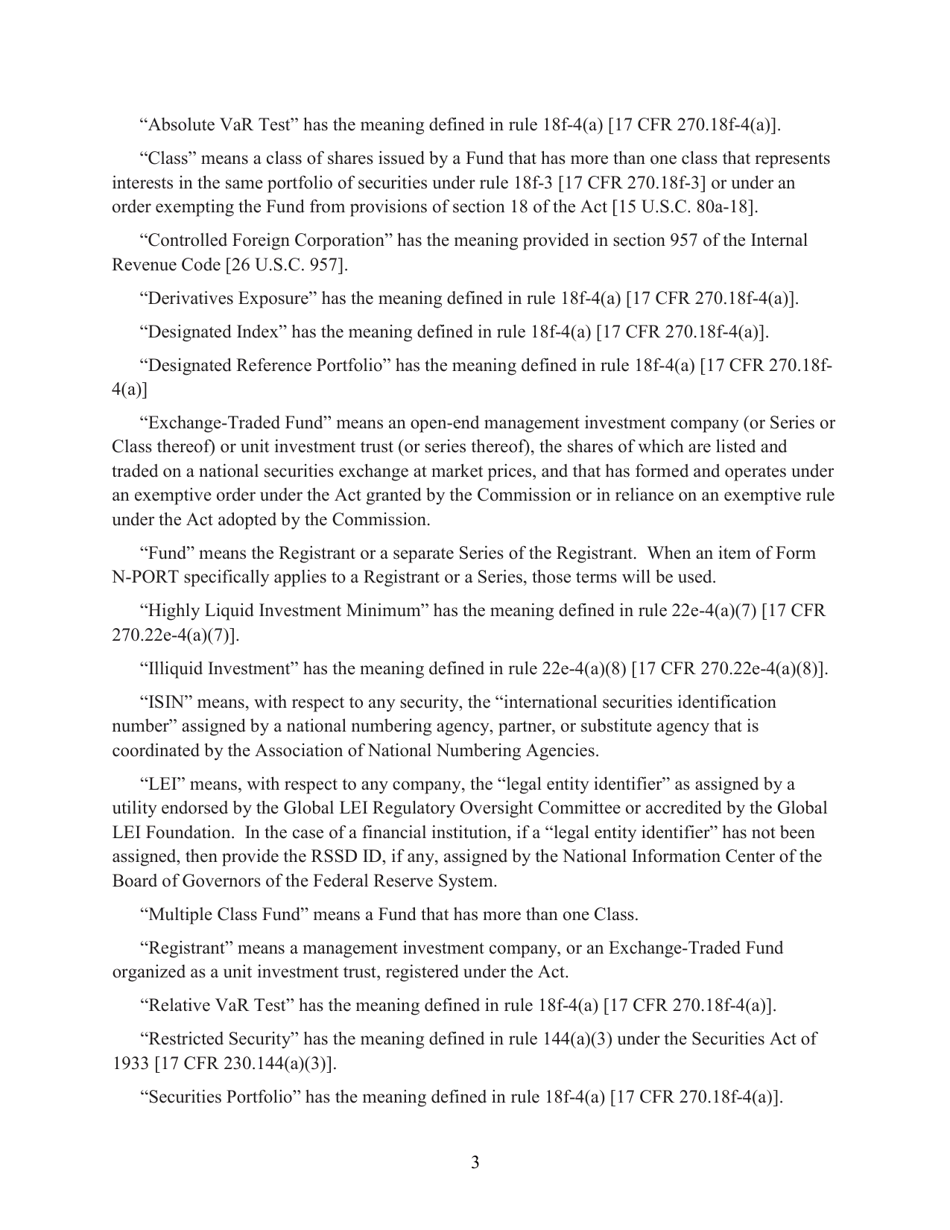 SEC Form 2940 (N-PORT) Monthly Portfolio Investments Report, Page 4