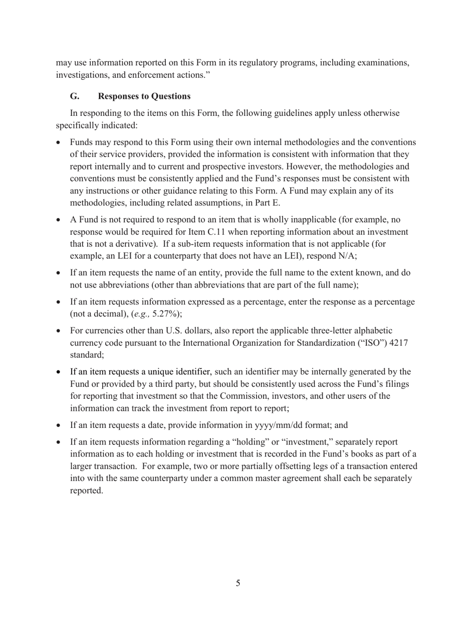 SEC Form 2940 (N-PORT) Monthly Portfolio Investments Report, Page 6