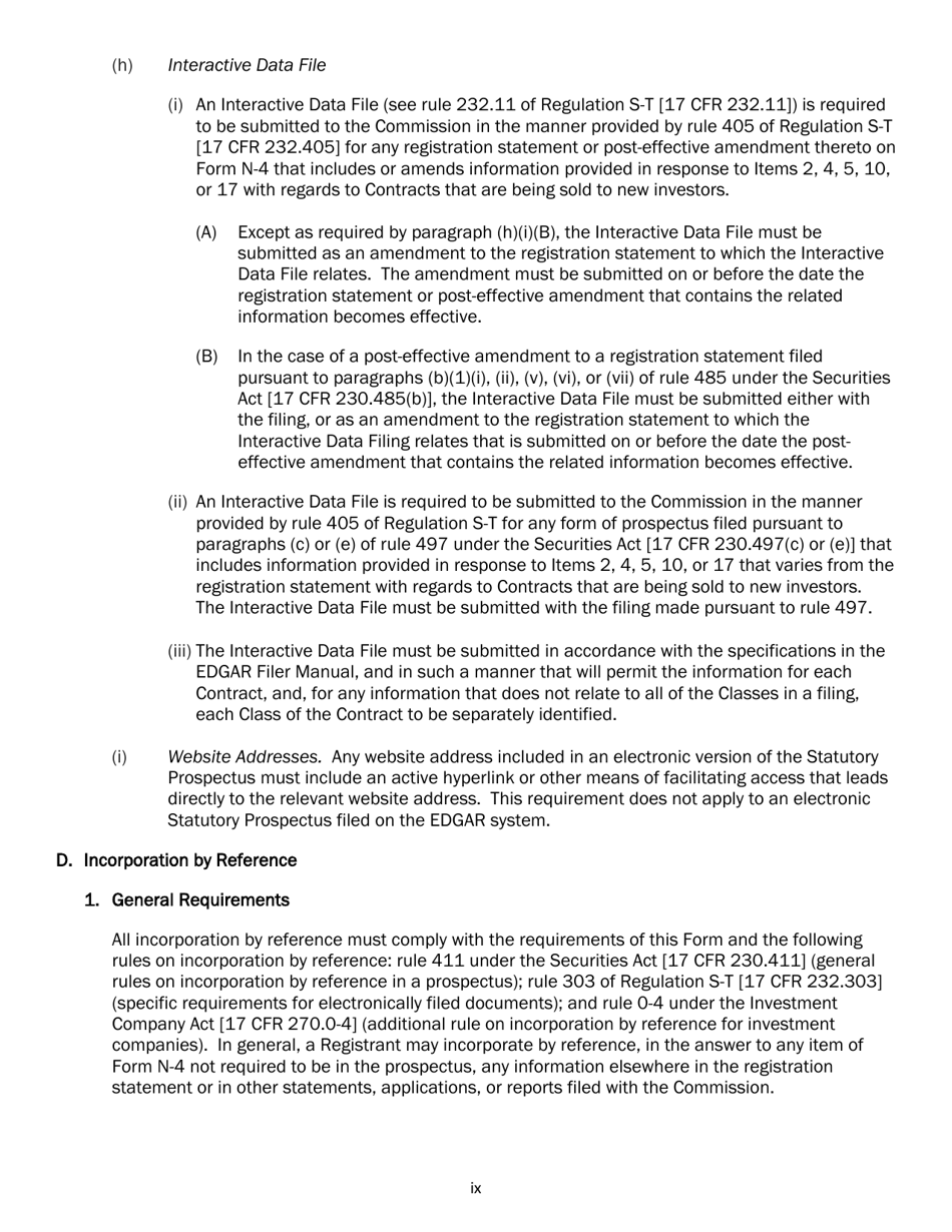 SEC Form 2125 (N-4) Registration Statement of Separate Accounts Organized as Unit Investment Trusts, Page 10
