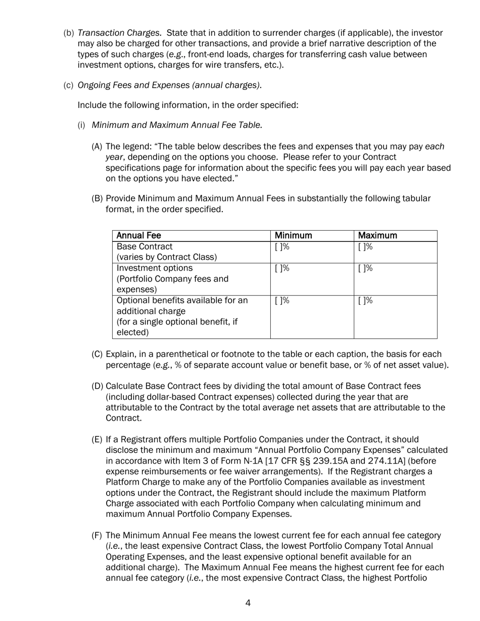 SEC Form 2125 (N-4) Registration Statement of Separate Accounts Organized as Unit Investment Trusts, Page 15