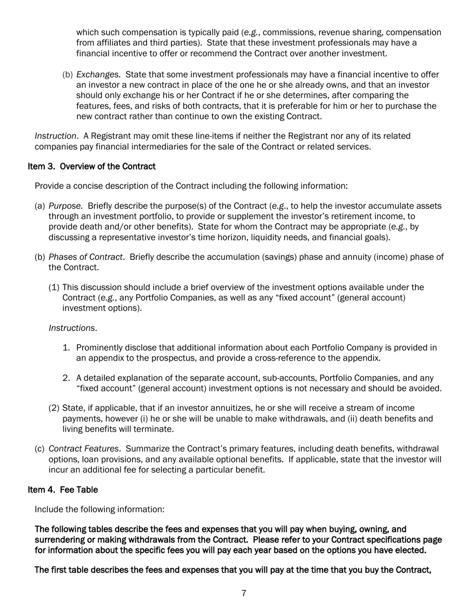 SEC Form 2125 (N-4) Registration Statement of Separate Accounts Organized as Unit Investment Trusts, Page 18