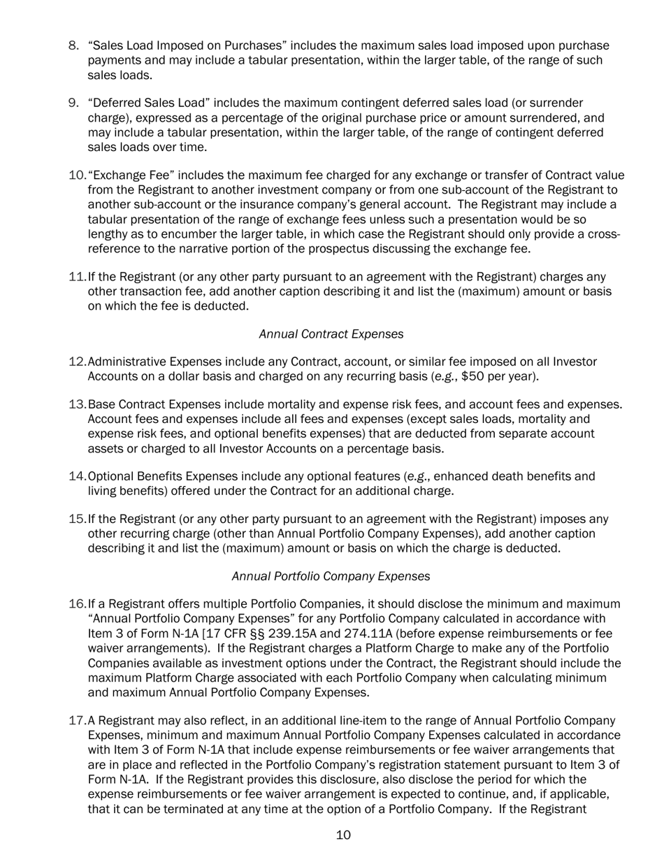 SEC Form 2125 (N-4) Registration Statement of Separate Accounts Organized as Unit Investment Trusts, Page 21