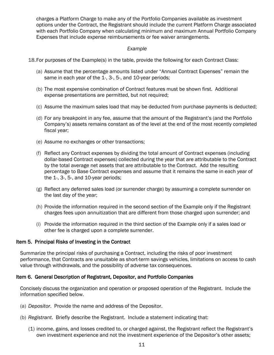 SEC Form 2125 (N-4) Registration Statement of Separate Accounts Organized as Unit Investment Trusts, Page 22