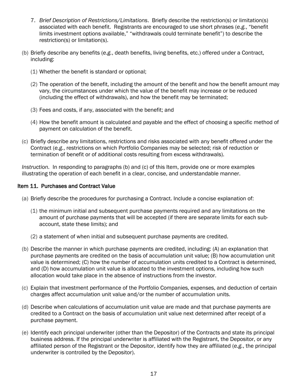 SEC Form 2125 (N-4) Registration Statement of Separate Accounts Organized as Unit Investment Trusts, Page 28
