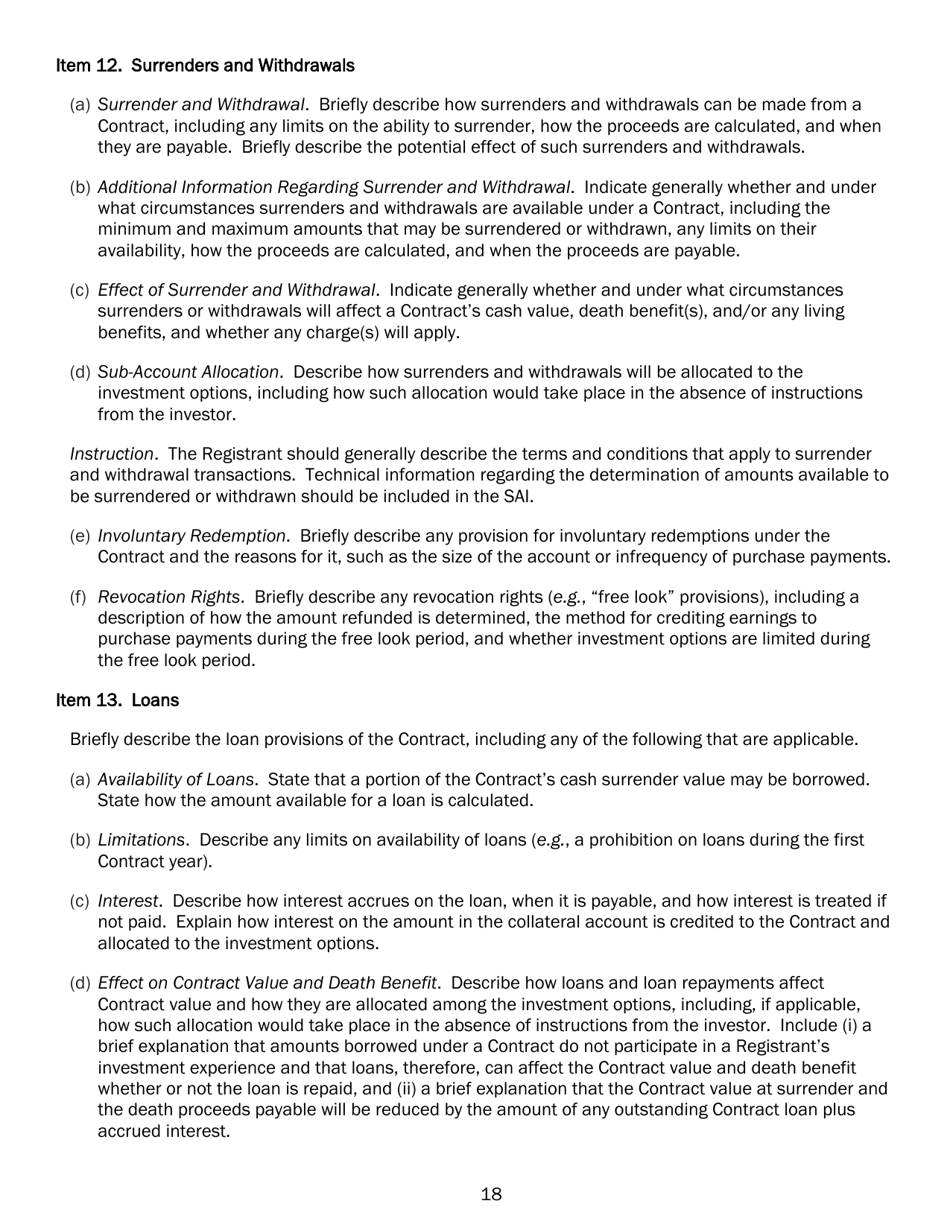SEC Form 2125 (N-4) Registration Statement of Separate Accounts Organized as Unit Investment Trusts, Page 29