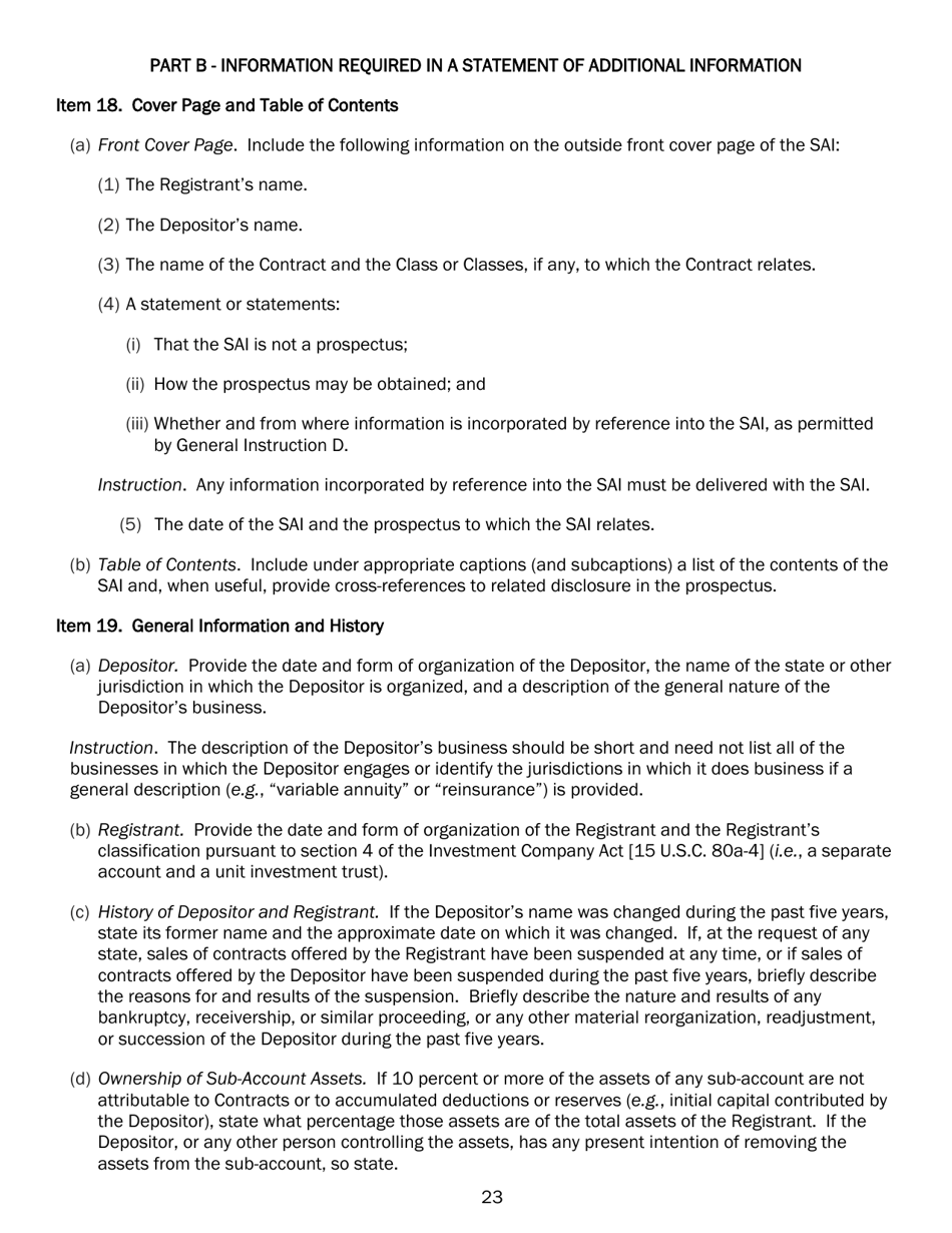 SEC Form 2125 (N-4) Registration Statement of Separate Accounts Organized as Unit Investment Trusts, Page 34