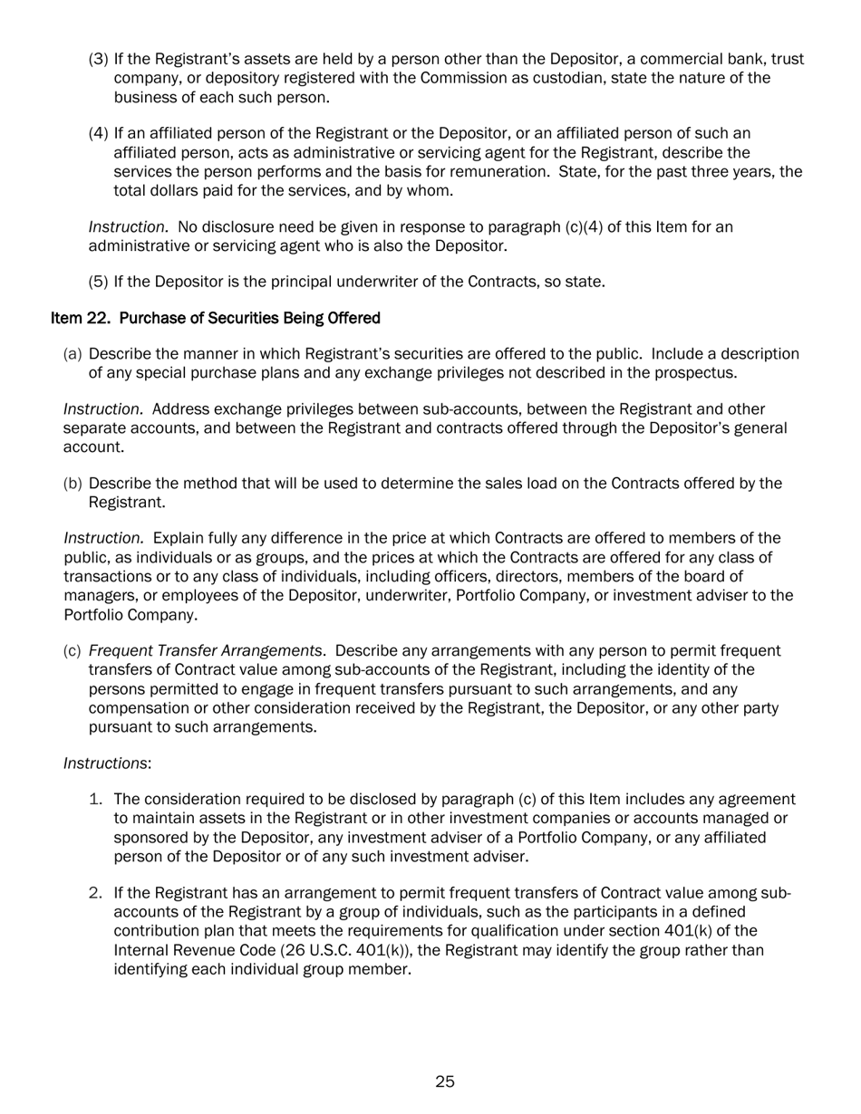SEC Form 2125 (N-4) Registration Statement of Separate Accounts Organized as Unit Investment Trusts, Page 36