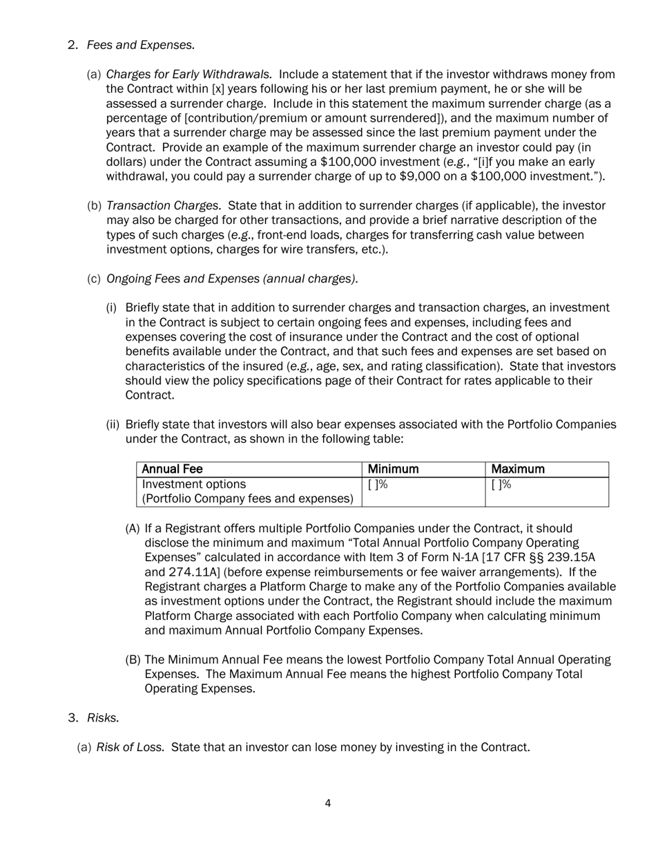 SEC Form 2567 (N-6) Registration Statement for Separate Accounts Organized as Unit Investment Trusts That Offer Variable Life Insurance Policies, Page 15