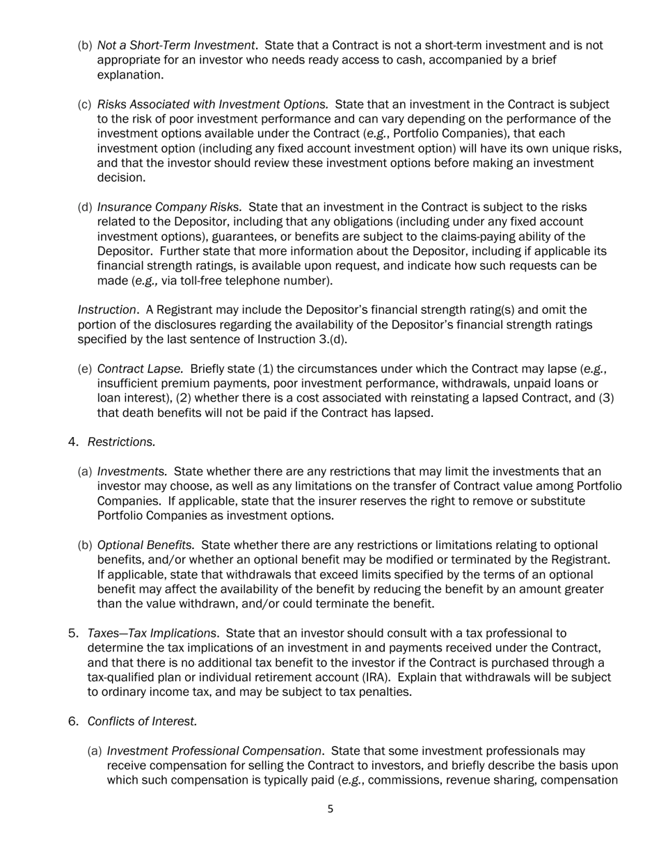 SEC Form 2567 (N-6) Registration Statement for Separate Accounts Organized as Unit Investment Trusts That Offer Variable Life Insurance Policies, Page 16