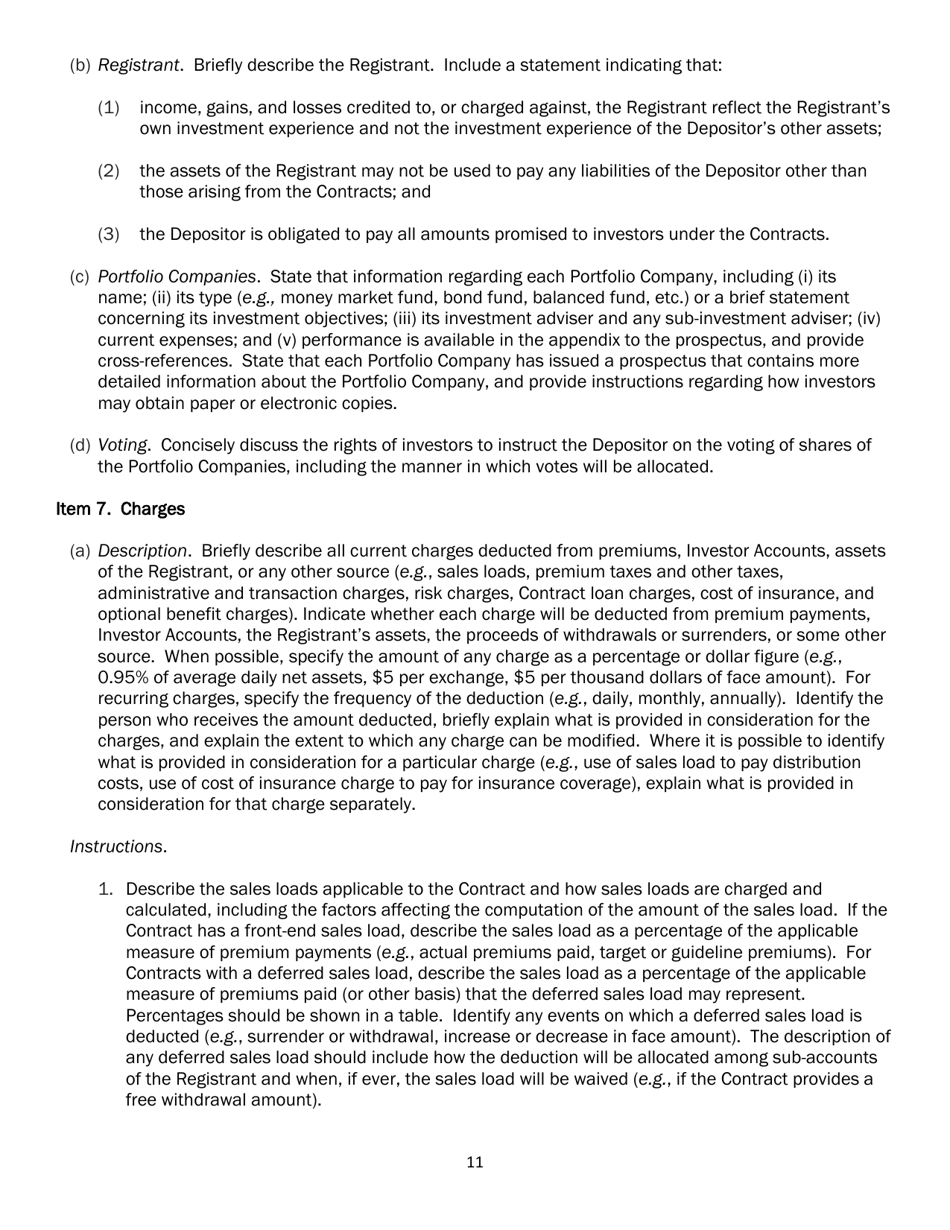 SEC Form 2567 (N-6) Registration Statement for Separate Accounts Organized as Unit Investment Trusts That Offer Variable Life Insurance Policies, Page 22