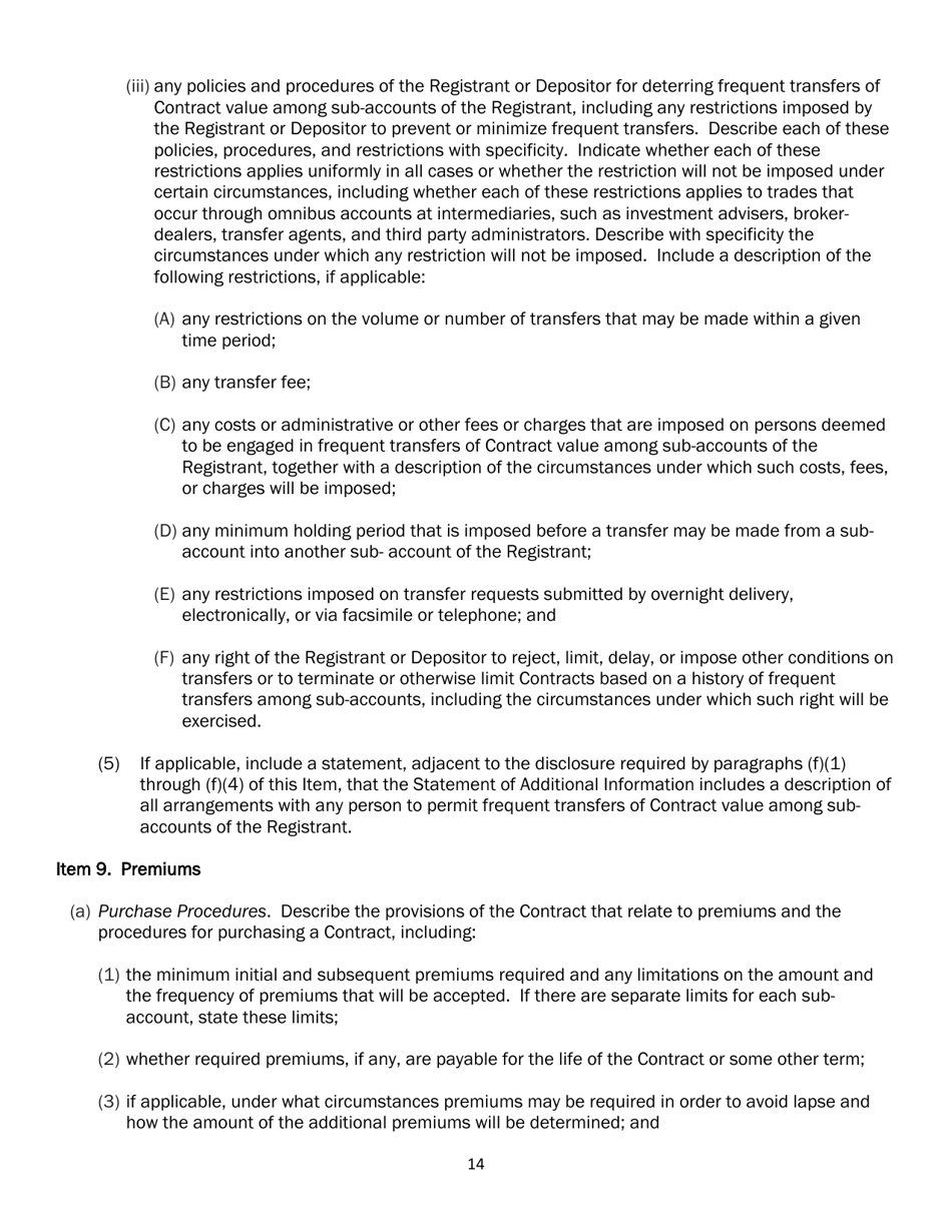 SEC Form 2567 (N-6) Registration Statement for Separate Accounts Organized as Unit Investment Trusts That Offer Variable Life Insurance Policies, Page 25