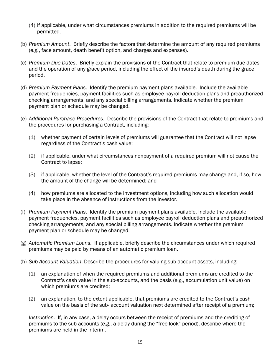 SEC Form 2567 (N-6) Registration Statement for Separate Accounts Organized as Unit Investment Trusts That Offer Variable Life Insurance Policies, Page 26