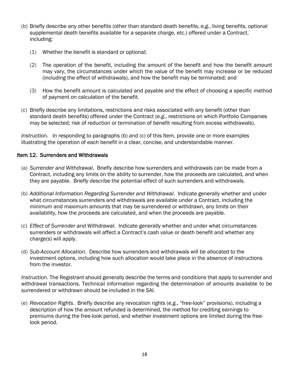 SEC Form 2567 (N-6) Registration Statement for Separate Accounts Organized as Unit Investment Trusts That Offer Variable Life Insurance Policies, Page 29