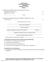 SEC Form 2567 (N-6) Registration Statement for Separate Accounts Organized as Unit Investment Trusts That Offer Variable Life Insurance Policies, Page 2