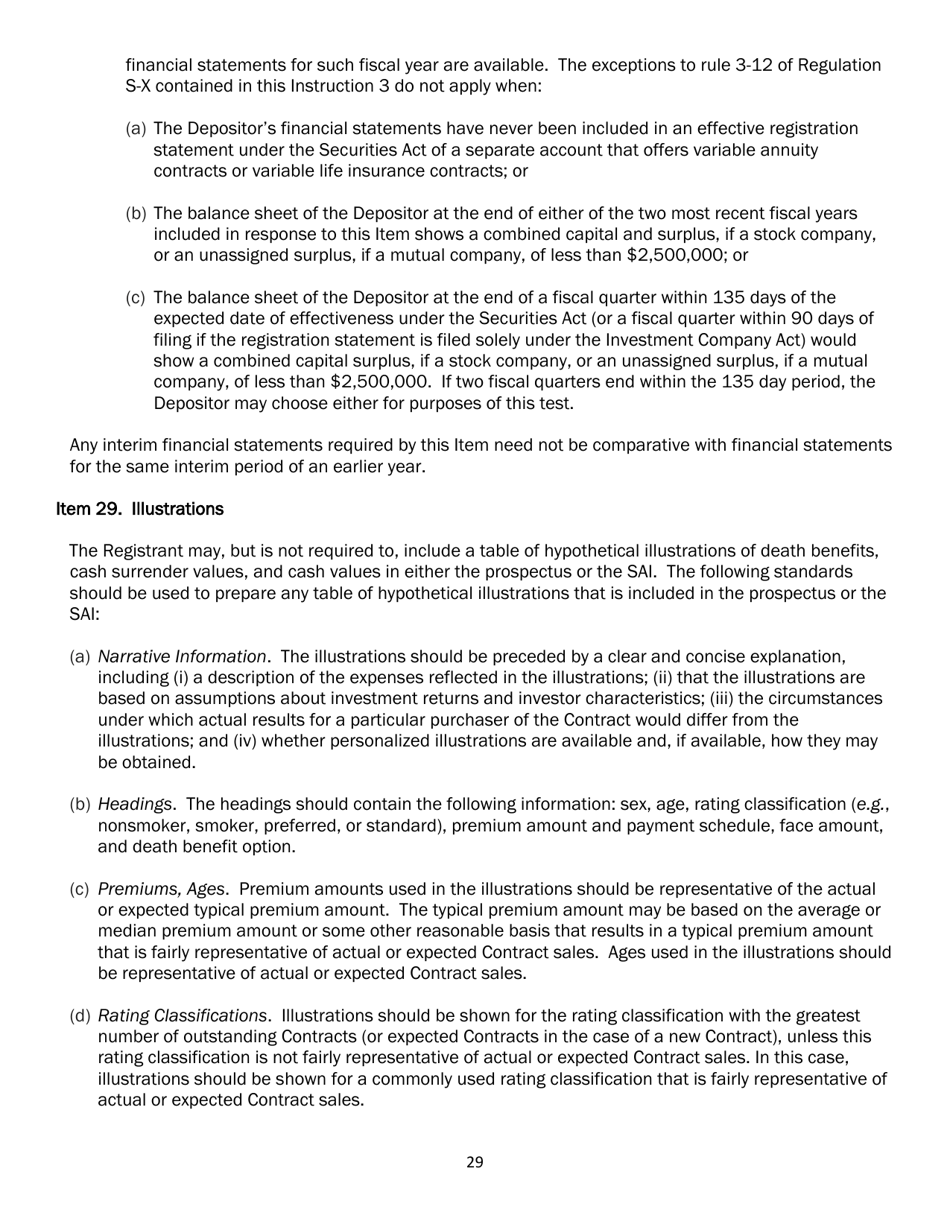 SEC Form 2567 (N-6) Registration Statement for Separate Accounts Organized as Unit Investment Trusts That Offer Variable Life Insurance Policies, Page 40