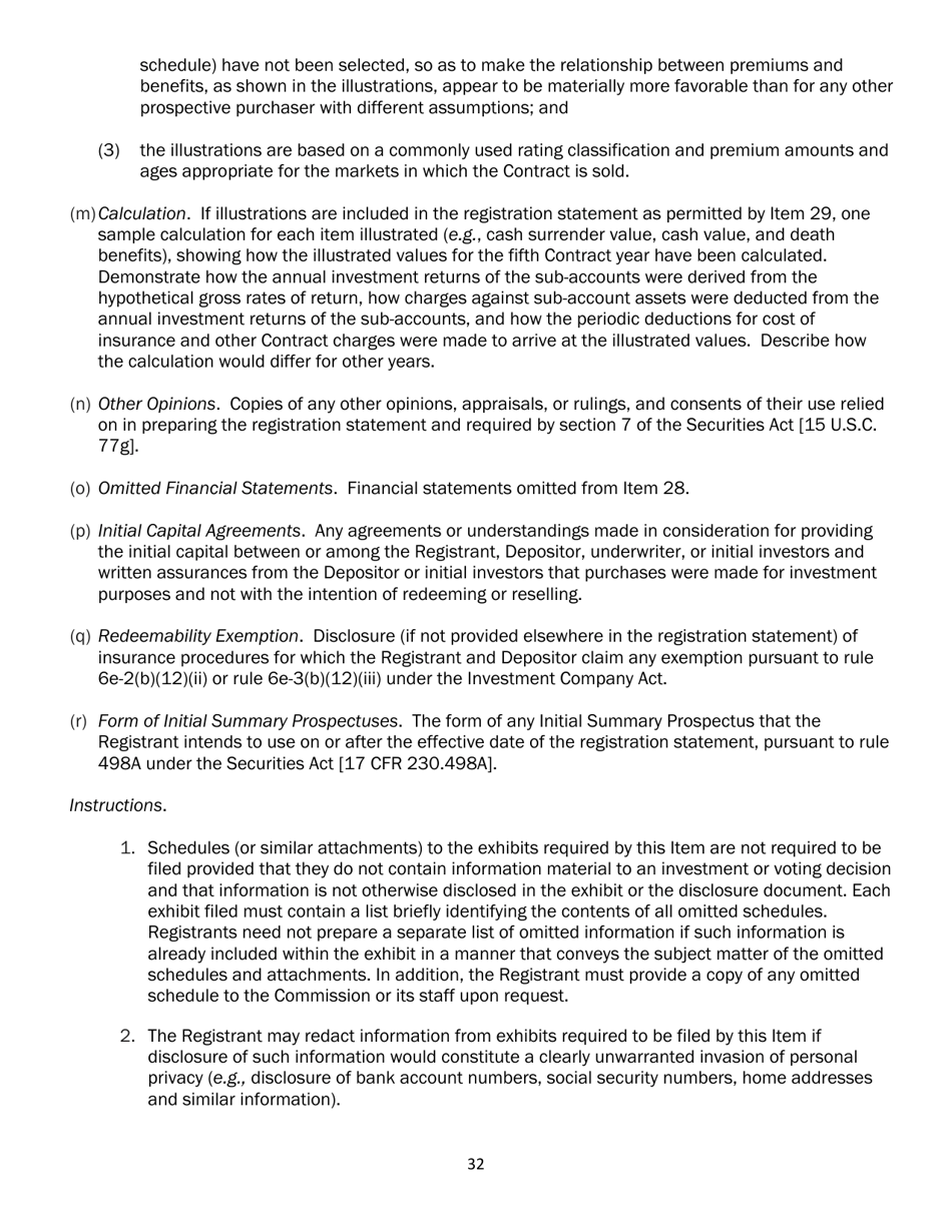 SEC Form 2567 (N-6) Registration Statement for Separate Accounts Organized as Unit Investment Trusts That Offer Variable Life Insurance Policies, Page 43