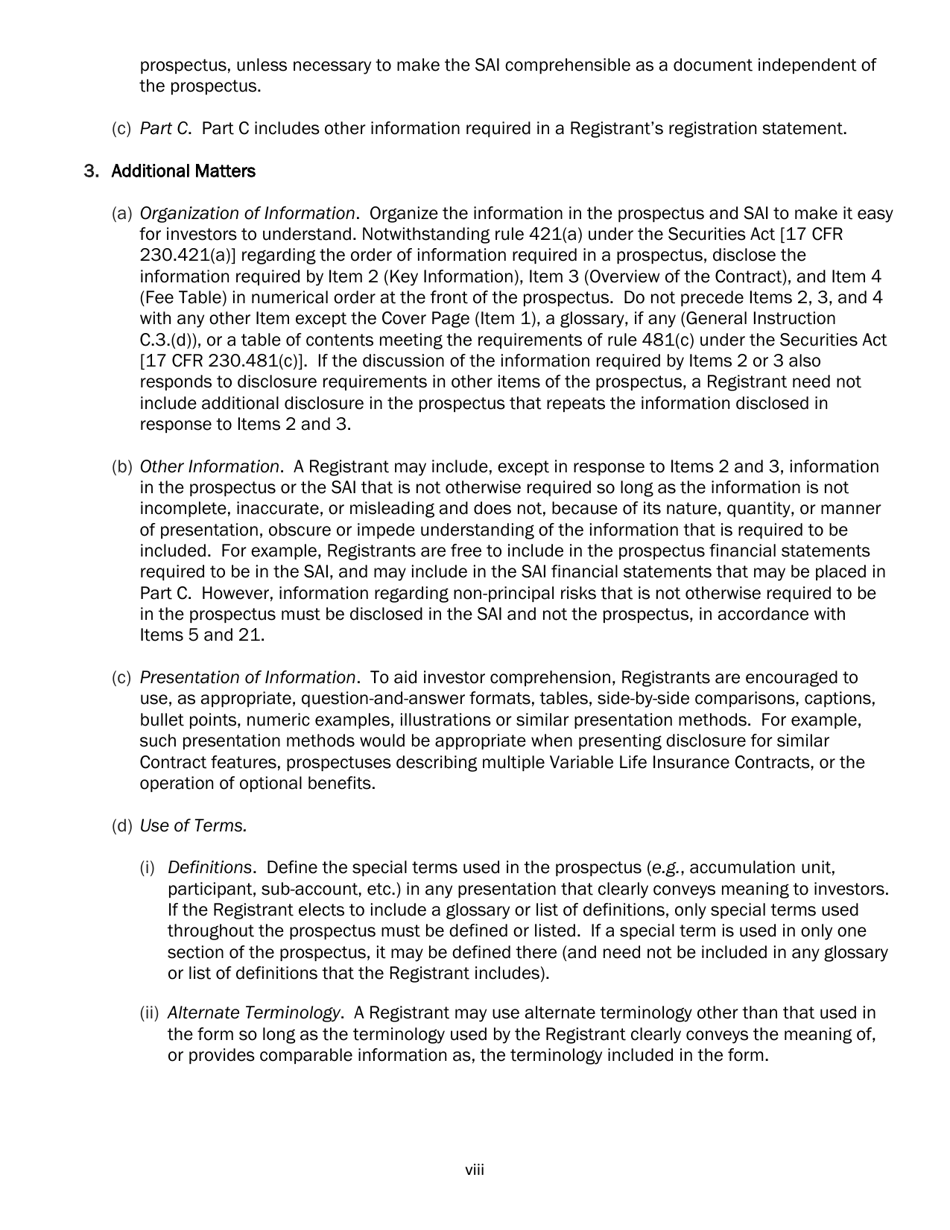 SEC Form 2567 (N-6) Registration Statement for Separate Accounts Organized as Unit Investment Trusts That Offer Variable Life Insurance Policies, Page 8