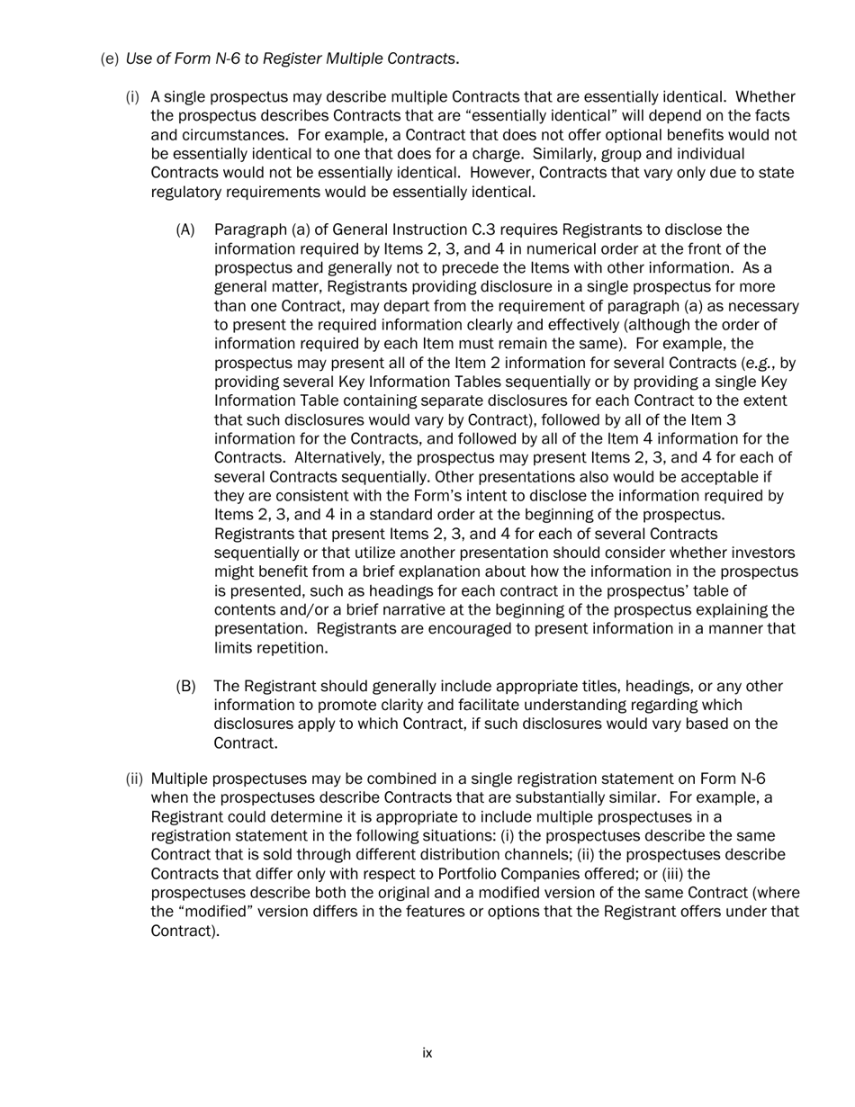 SEC Form 2567 (N-6) Registration Statement for Separate Accounts Organized as Unit Investment Trusts That Offer Variable Life Insurance Policies, Page 9