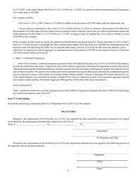 SEC Form 870 (S-1) Registration Statement Under the Securities Act of 1933, Page 13
