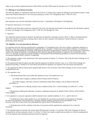 SEC Form 870 (S-1) Registration Statement Under the Securities Act of 1933, Page 3